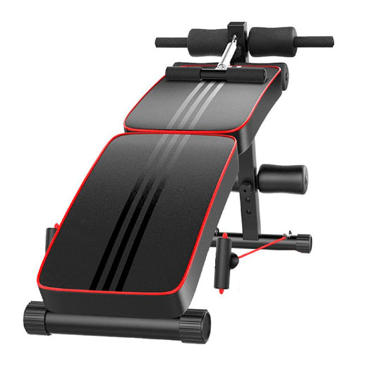 Banca Abdominales Full Pro Biceps Triceps Plegable