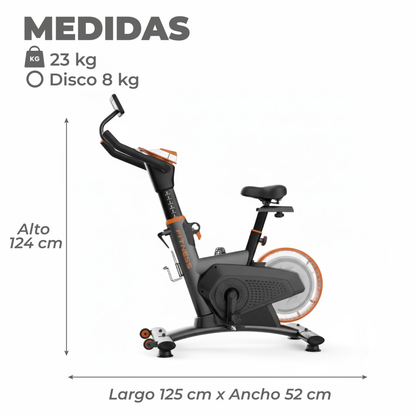 Bicicleta Spinning Magnetica Profesional K12 8 KG
