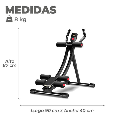 Maquina Abdominal Semicurva Ergonómica Fitness
