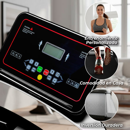 Trotadora Eléctrica 13 Km/hr Sportime A8 PRO 3 Plegable