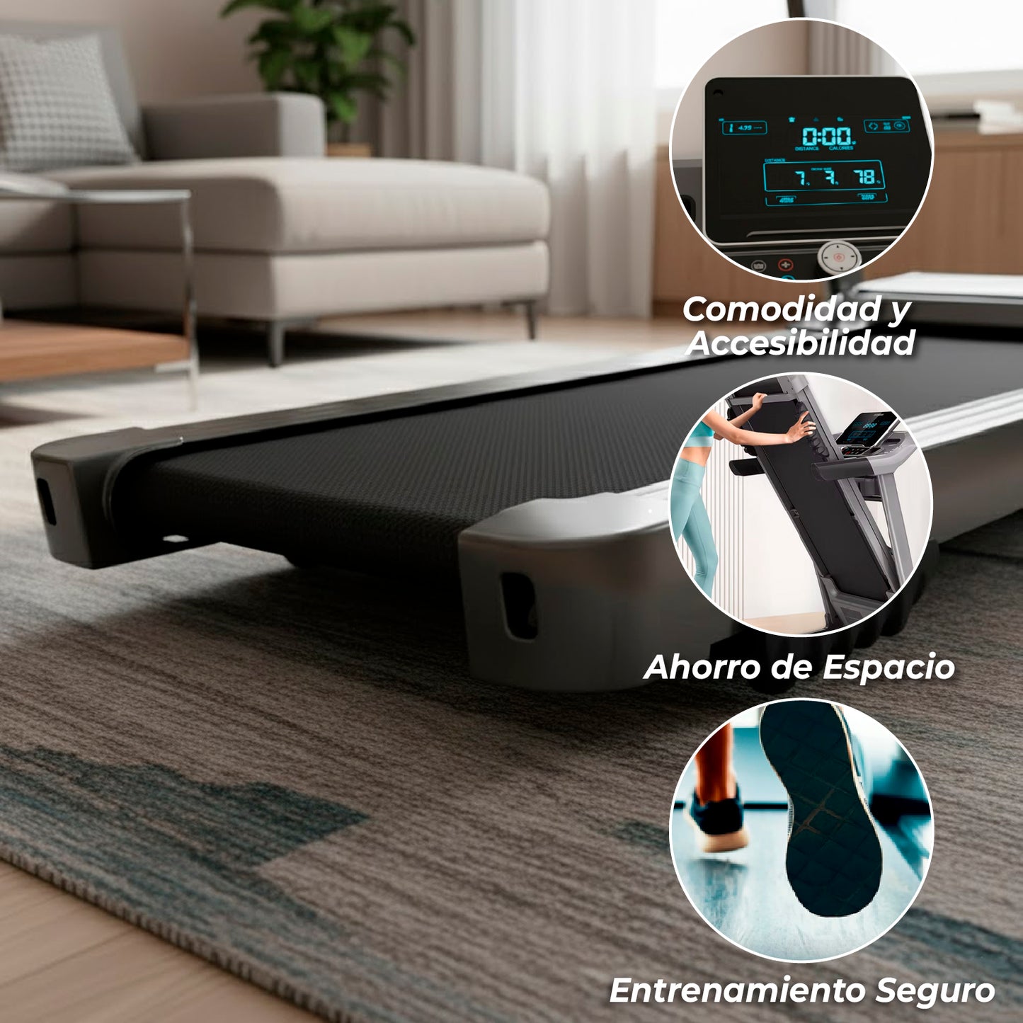 Trotadora Eléctrica M7 Pro Multifunción