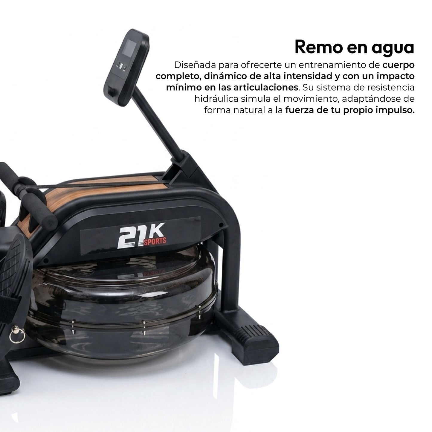 Maquina De Remo Bogadora Remadora Fitness 21K