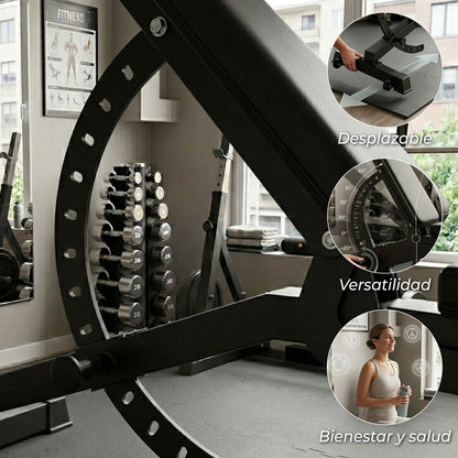 Press banca Abdominal Inclinable Declinable Multifuncional