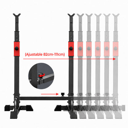 Atril Rack Squat Sentadillas Ajustable Para Barra