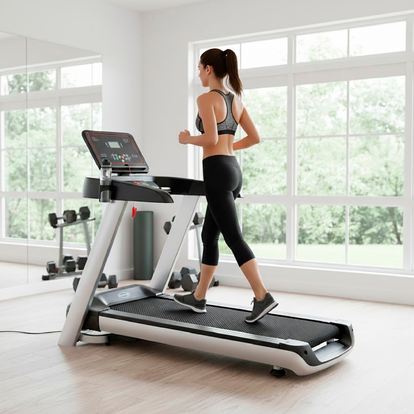 Trotadora Eléctrica 13 Km/hr Sportime A8 PRO 3 Plegable
