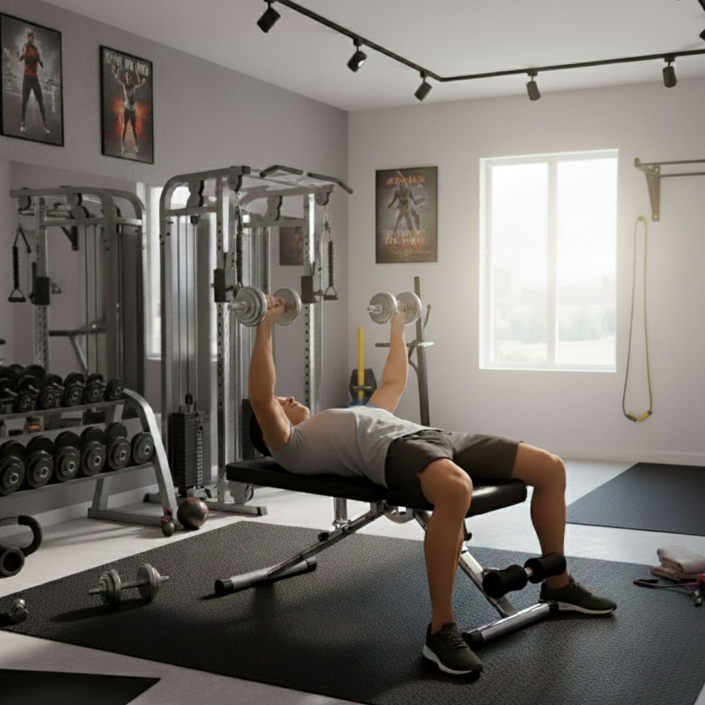 Banca Abdominal Multiposicion Reclinable Inclinable