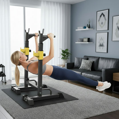 Atril Rack Extendible Sentadillas Squat Y Press Banca