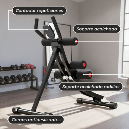 Maquina Abdominal Semicurva Ergonómica Fitness