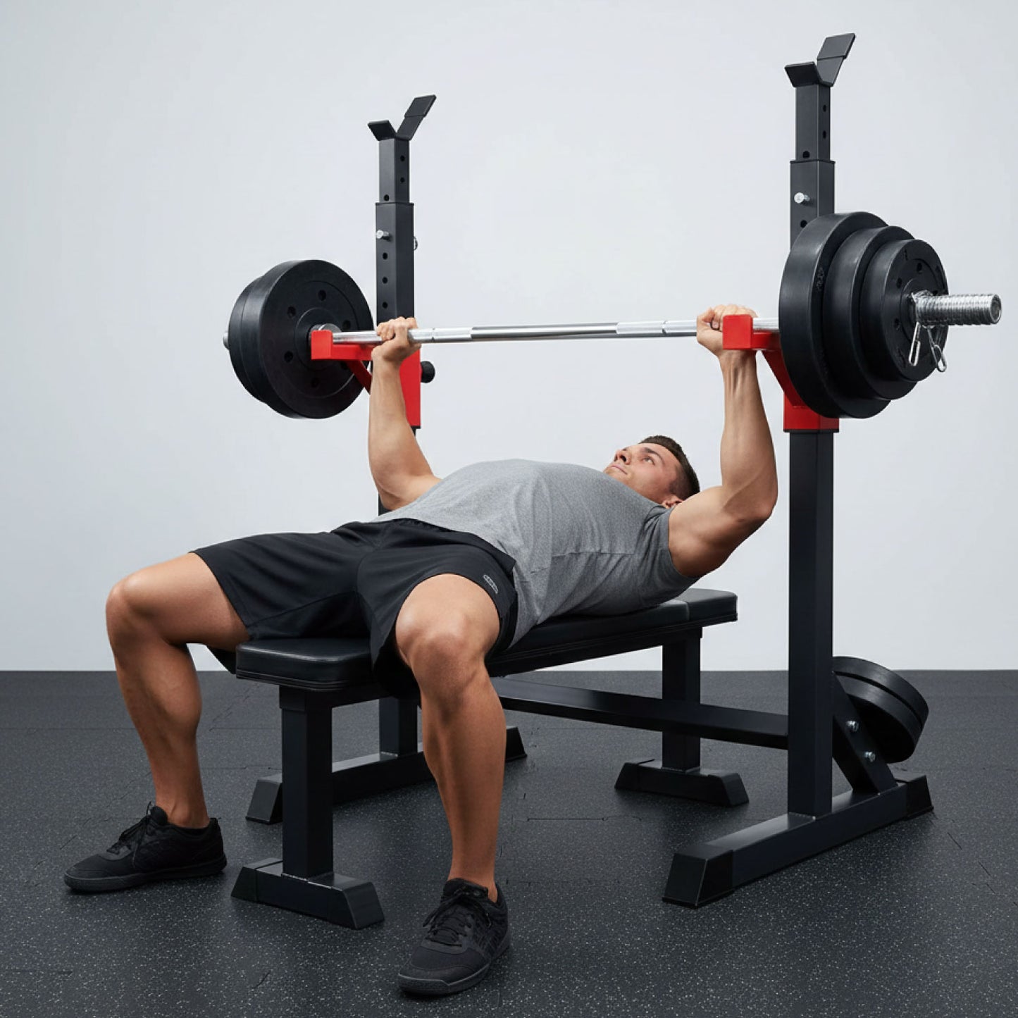 Atril Rack Squat Sentadillas Ajustable Para Barra