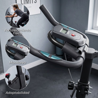 Bicicleta Spinning Estática Profesional k100 Disco 6kg